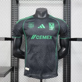 2025/2026 Versión Jugador Tigres Tercera Equipación Visitante Camiseta de Fútbol Calidad Tailandesa