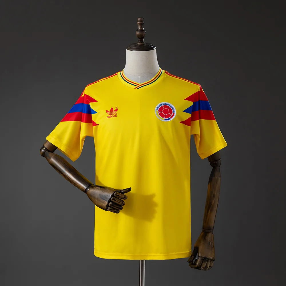 Camiseta Local Retro 1990 Colombia AAA calidad fan