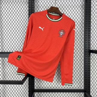 2025-2026 Portugal Manga Larga Local Camiseta Fútbol Calidad Thai