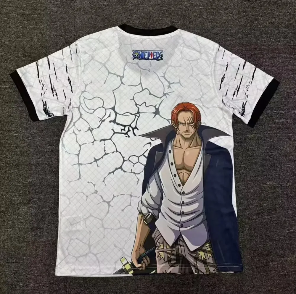 2024/2025 Camiseta de Fútbol Japón One Piece Pelirrojo Shanks Calidad Tailandesa