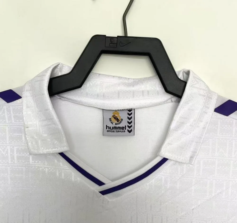 1988-1990 Retro Real Madrid Camiseta Local Calidad Tailandesa