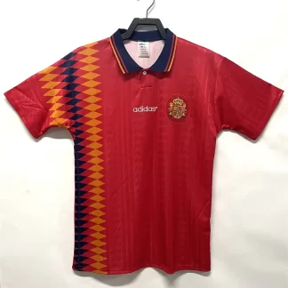 Camiseta de Fútbol Retro Local España 1994 Calidad Tailandesa