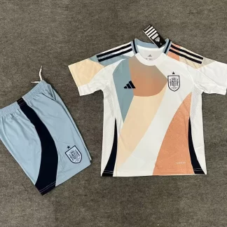 2025/2026 España Suplente Camiseta de Fútbol Calidad Thai Talla Infantil