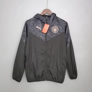 Chaqueta cortavientos del Manchester City 2021/2022 negra