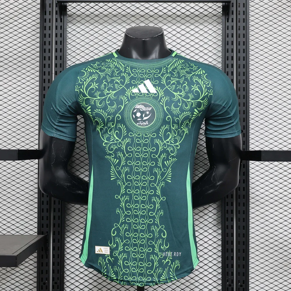 2024-2025 Versión Jugador Camiseta de Fútbol Visitante Selección Nacional de Argelia AAA calidad fan