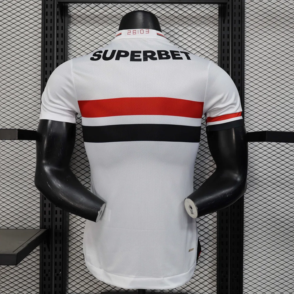 2025/2026 Versión Jugador São Paulo Local Camiseta Fútbol Calidad Thai