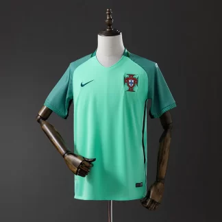 2016 Retro Portugal Visitante Camiseta AAA calidad aficionado