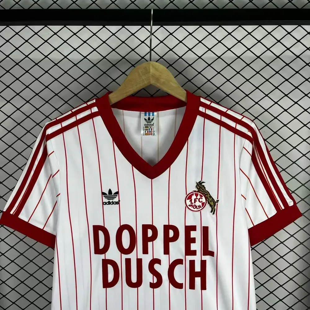Camiseta de Fútbol Retro 1982/1983 del FC Köln Local 1:1 Calidad Tailandesa