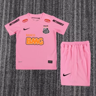 2012/2013 Camiseta de Fútbol Retro Rosa Santos 1:1 Calidad Tailandesa Talla Infantil