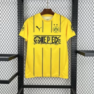 2025/2026 Dortmund Edición Colaboración One Piece Camiseta de Fútbol 1:1 Calidad Tailandesa