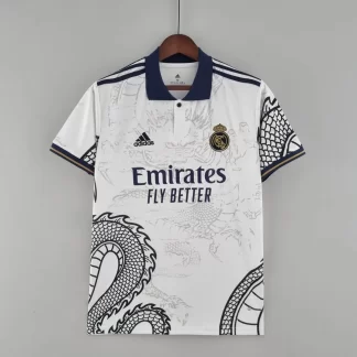 2022/2023 Real Madrid Camiseta de Fútbol Dragón Chino Blanca