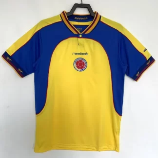 Camiseta de Fútbol Retro Local Colombia 2001 Calidad Tailandesa