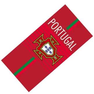 Toalla de playa de fútbol de aficionado de Portugal