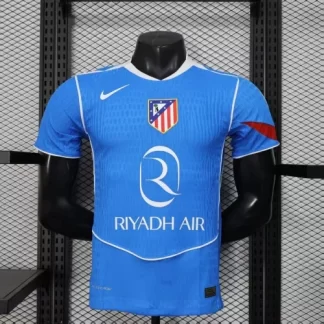 Camiseta de fútbol Tercera Equipación Visitante Atlético de Madrid Versión Jugador 2025/2026 Calidad Thai