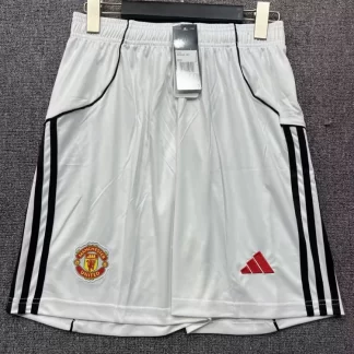 2025/2026 Manchester United Pantalón Corto Local Calidad Tailandesa