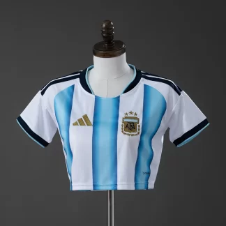 2026 Argentina Local Mujer Top Estilo Crop