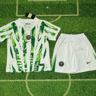 Camiseta de Fútbol Local Selección Nacional de Nigeria 2025/2026 Calidad Tailandesa Talla Infantil