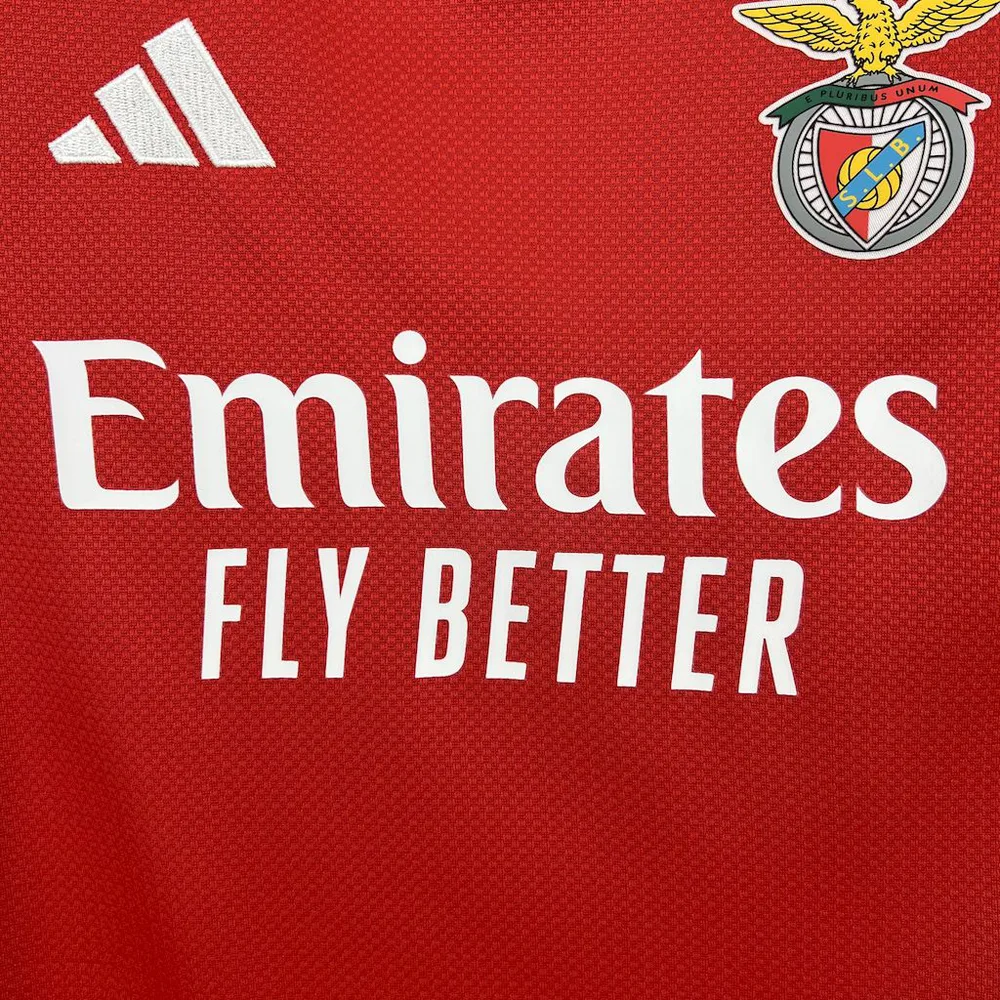 2025/2026 Camiseta de Fútbol Local del Benfica Calidad Tailandesa Talla Infantil