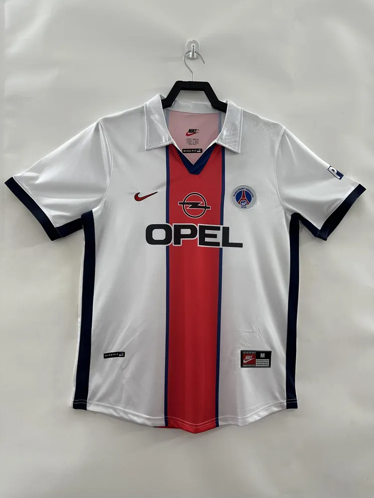 1998/1999 Retro Psg Paris Saint-Germain Camiseta Visitante Calidad Tailandesa