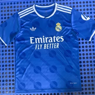 2025/2026 Real Madrid Ropa de entrenamiento azul Camiseta de fútbol Calidad tailandesa