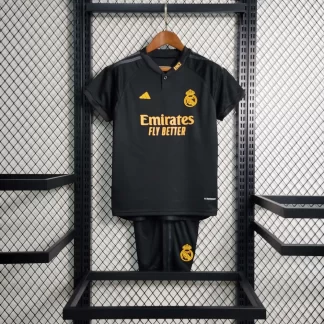 2023/2024 Real Madrid Camiseta de Fútbol Tercera Visitante Talla Infantil Calidad Tailandesa