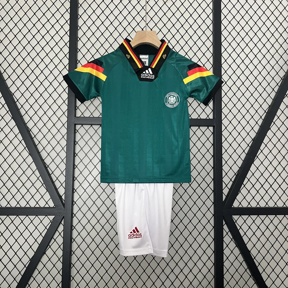 Camiseta Retro 1992 Germany Away AAA calidad fan Talla Infantil