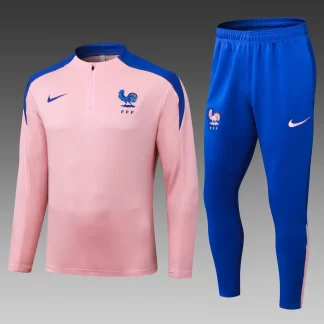 Versión Jugador Conjunto de Entrenamiento Rosa de Fútbol 2025 de Francia AAA calidad fan