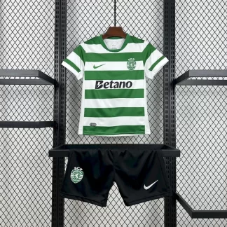 2025/2026 Camiseta Local Sporting Lisboa Calidad Tailandesa Talla Infantil