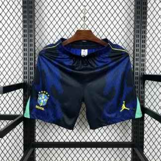 2026 Brasil Suplente Pantalón Corto de Fútbol AAA Grado Fan
