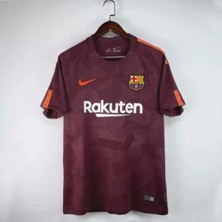 Camiseta de Fútbol Retro Tercera Equipación Visitante 2017/2018 Barcelona Calidad Thai
