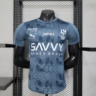 2025/2026 Versión Jugador Al-Hilal Saudi Tercera Equipación Visitante Camiseta Fútbol Calidad Tailandesa