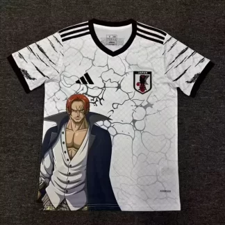 2024/2025 Camiseta de Fútbol Japón One Piece Pelirrojo Shanks Calidad Tailandesa