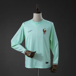 2026 Manga Larga Francia Camiseta Visitante AAA calidad fan