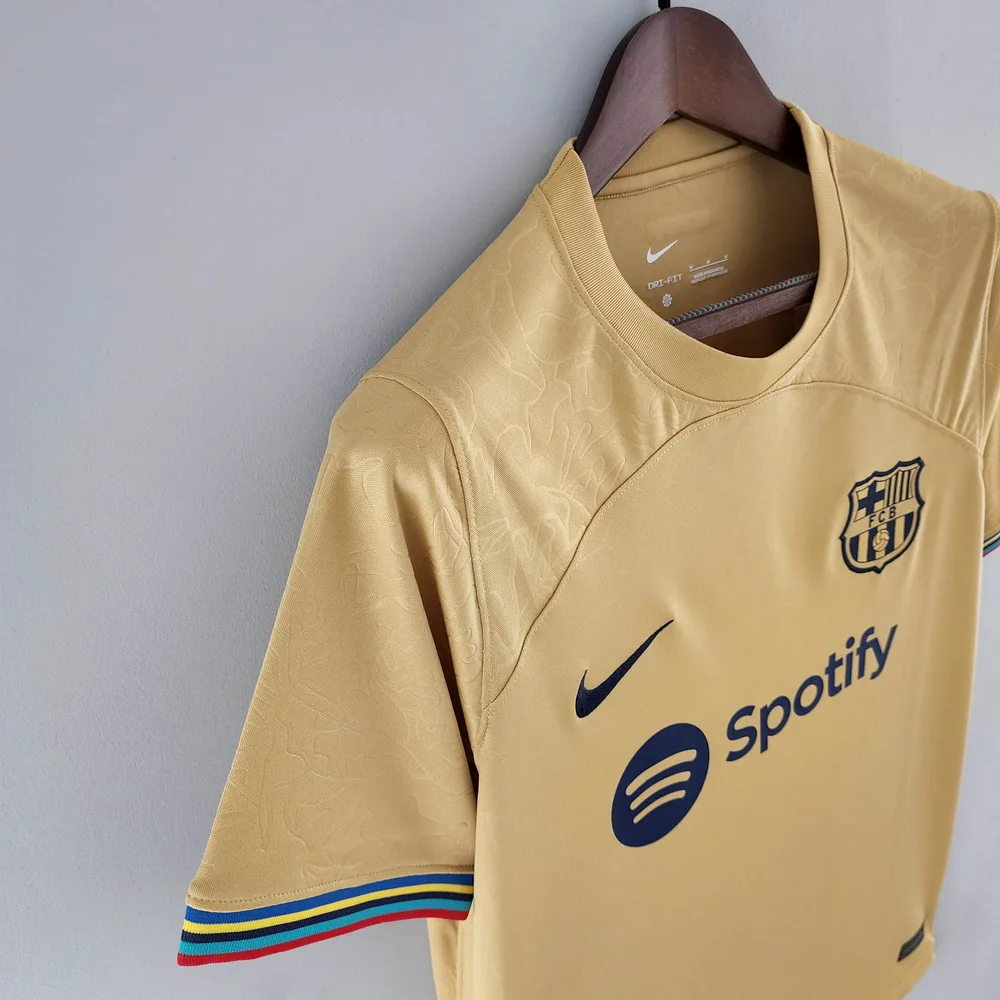 Camiseta de Fútbol Visitante Barcelona 2022/2023 Calidad Tailandesa