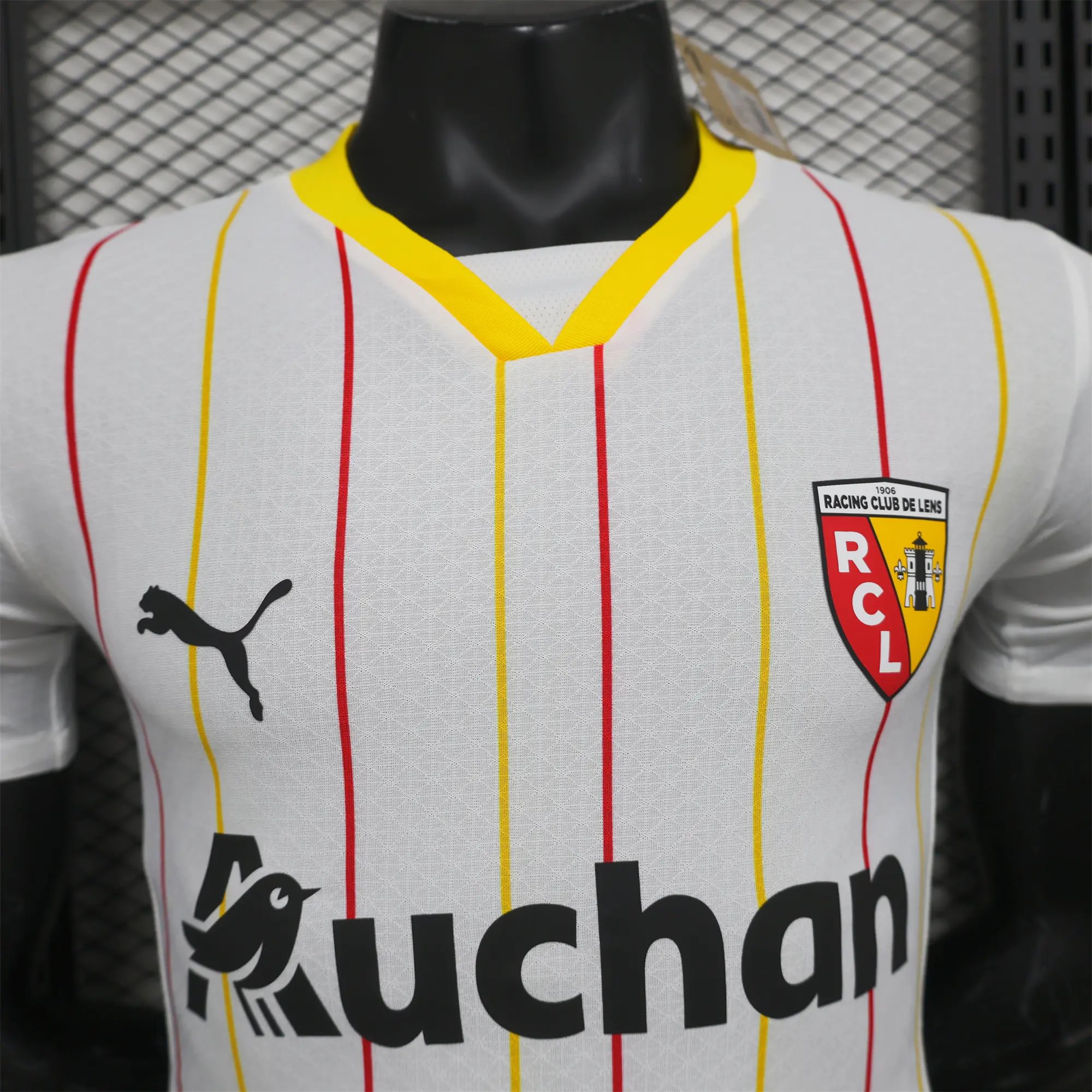 2024/2025 Versión Jugador RC Lens Tercera Equipación Visitante Camiseta de Fútbol Calidad Tailandesa