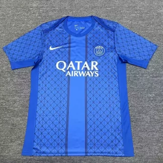 2025/2026 Psg Paris Saint-Germain Ropa de Entrenamiento Camiseta de Fútbol Azul Calidad Tailandesa