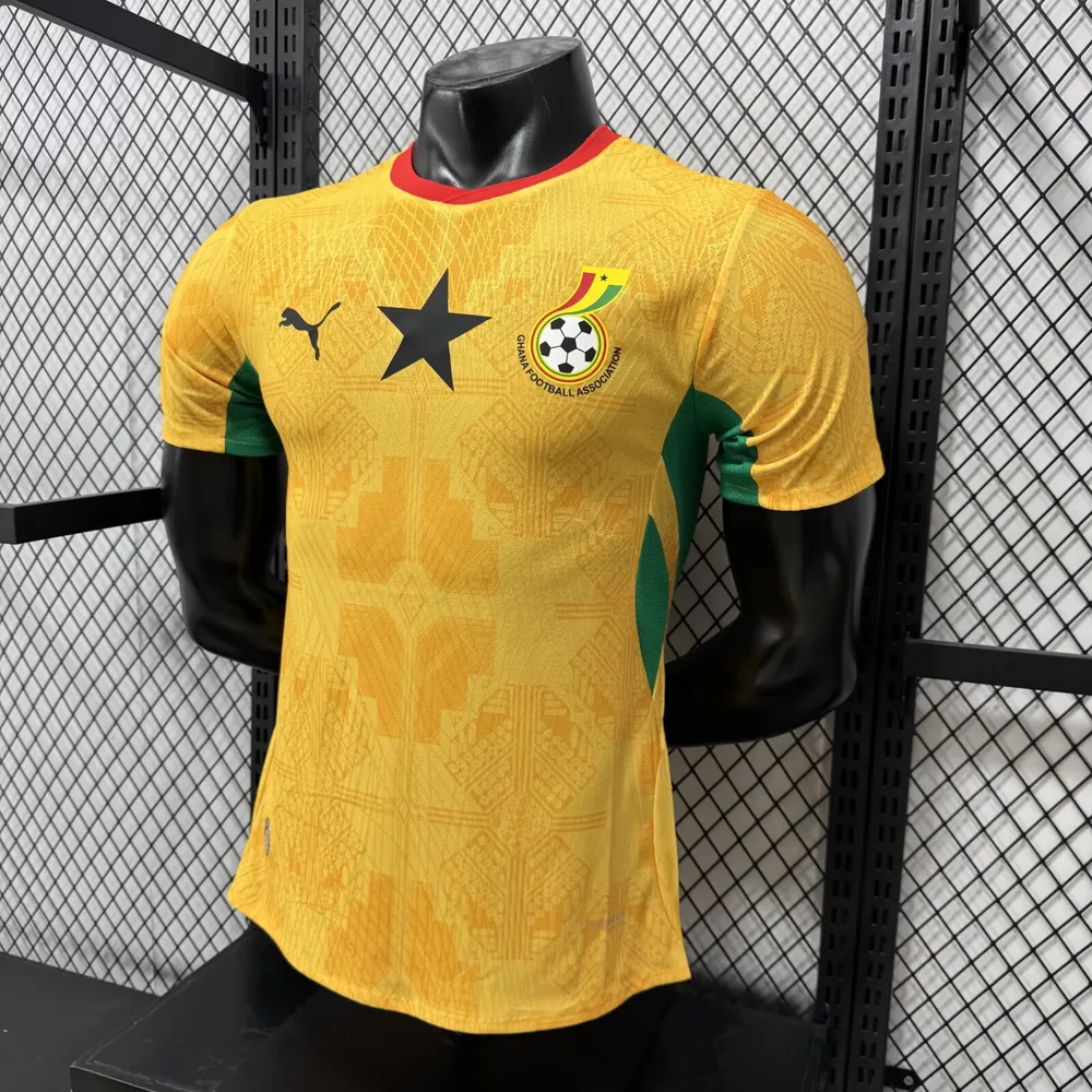 2026 Player Version Ghana National Team Away Football Jersey 1:1 Thai Quality