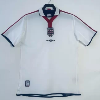 Camiseta de fútbol Retro Local Inglaterra 2004 Calidad Tailandesa