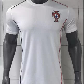 Camiseta de Entrenamiento de Portugal 2025/2026 Versión Jugador Blanca Fútbol Calidad Tailandesa