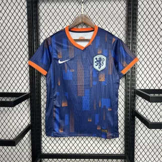 Camiseta de Fútbol Visitante Selección Nacional Países Bajos 2024-2025 Calidad Tailandesa
