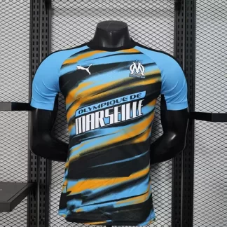 2025/2026 Versión Jugador Chándal de Entrenamiento Olympique de Marseille 01 Camiseta de Fútbol Calidad Tailandesa