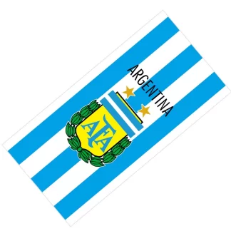 Toalla de playa de fútbol de aficionado de Argentina