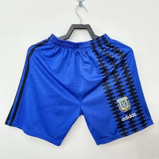 Pantalón Corto Retro Visitante Selección Argentina 1994 Calidad Tailandesa