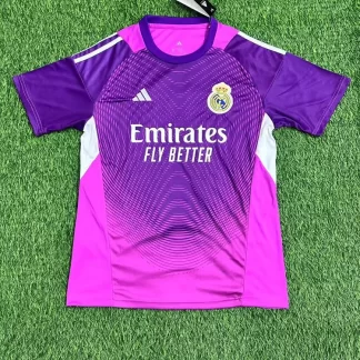 2025/2026 Real Madrid Portero Camiseta Púrpura de Fútbol Calidad Tailandesa