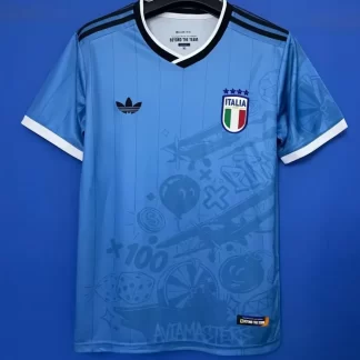 Camiseta de Fútbol Edición Especial 02 de la Selección de Italia 2025/2026 Calidad Tailandesa