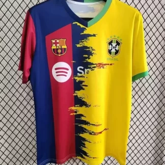 2025/2026 Barcelona Brasil United Edición Camiseta de Fútbol Calidad Tailandesa