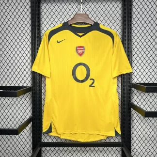 Camiseta de Fútbol 2005/2006 Retro Arsenal Visitante Calidad Tailandesa