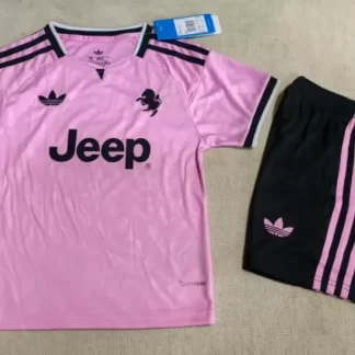 Camiseta de Fútbol Visitante Juventus 2026/2027 1:1 Calidad Tailandesa Talla Infantil
