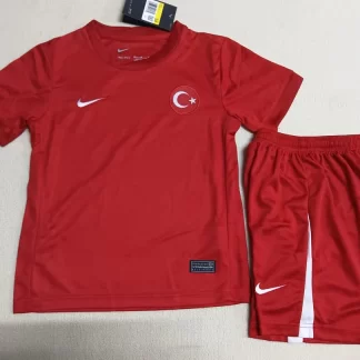 Camiseta Local Turquía Talla Infantil 2024 Calidad Tailandesa