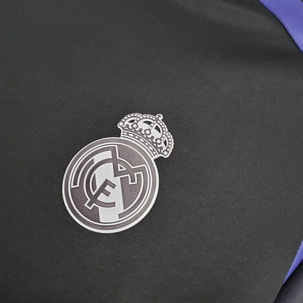 Camiseta Tercera Equipación Visitante Real Madrid Manga Larga Retro 2016/2017